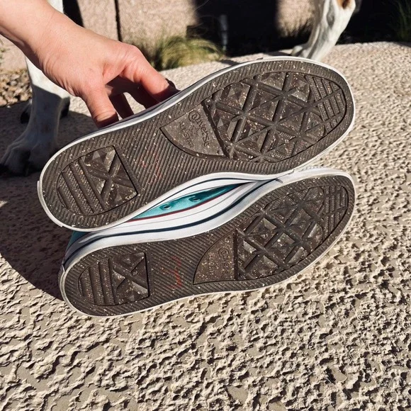 NWOB Converse Chuck Taylor All Star High Top Aqua Blue Personalized Women Size 9 - Picture 5 of 9